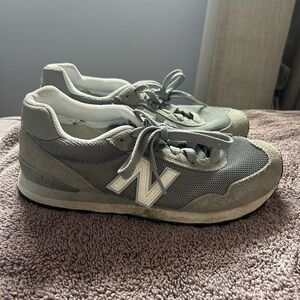 New Balance Kids Sneakers in Gray and White